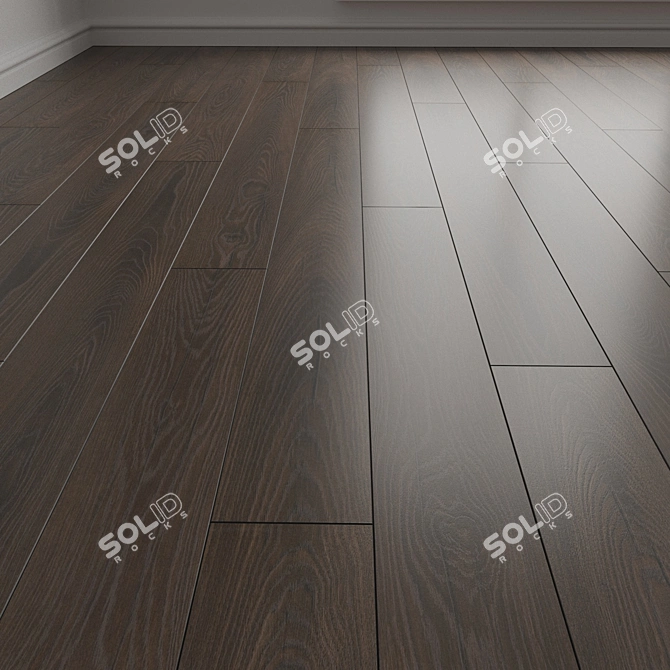 Espresso Carpenter Oak Parquet 3D model image 1