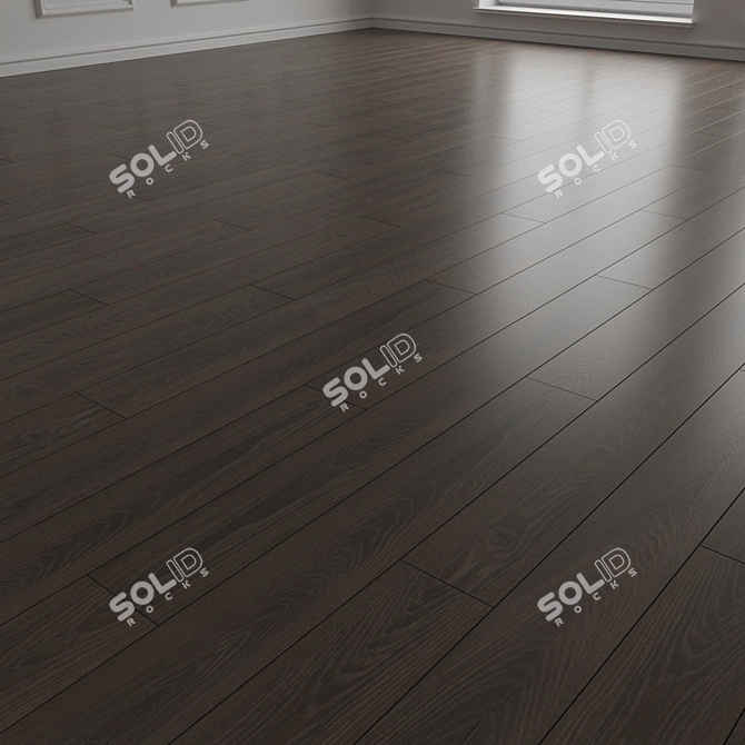 Espresso Carpenter Oak Parquet 3D model image 2