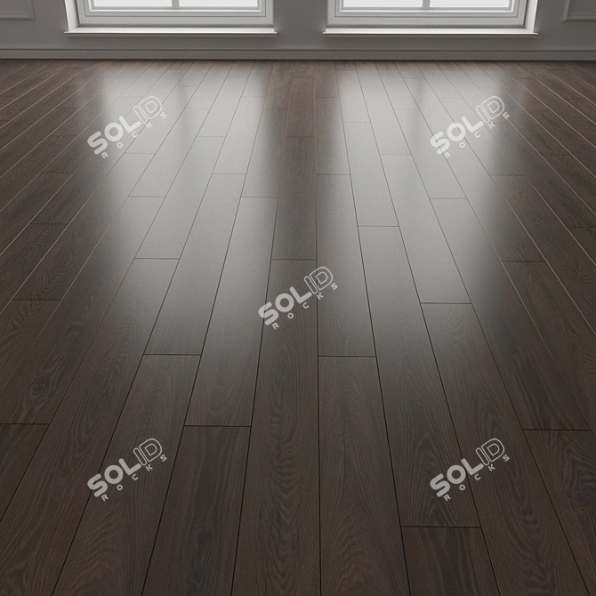 Espresso Carpenter Oak Parquet 3D model image 3