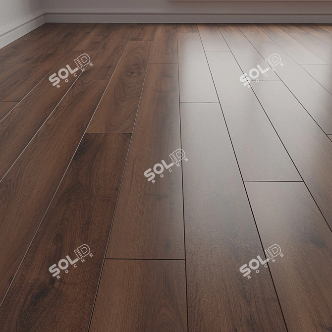 Tobacco Manor Oak Parquet 3D model image 1