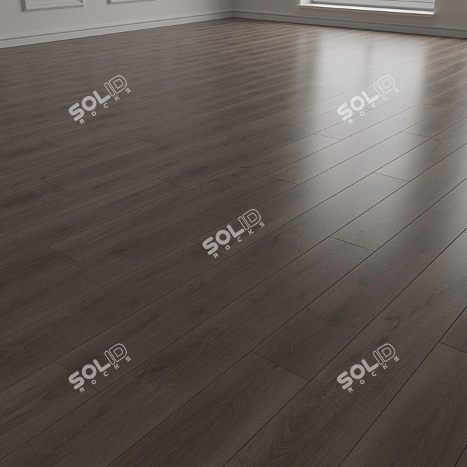 Steelworks Oak Laminate Floor 3D model image 2