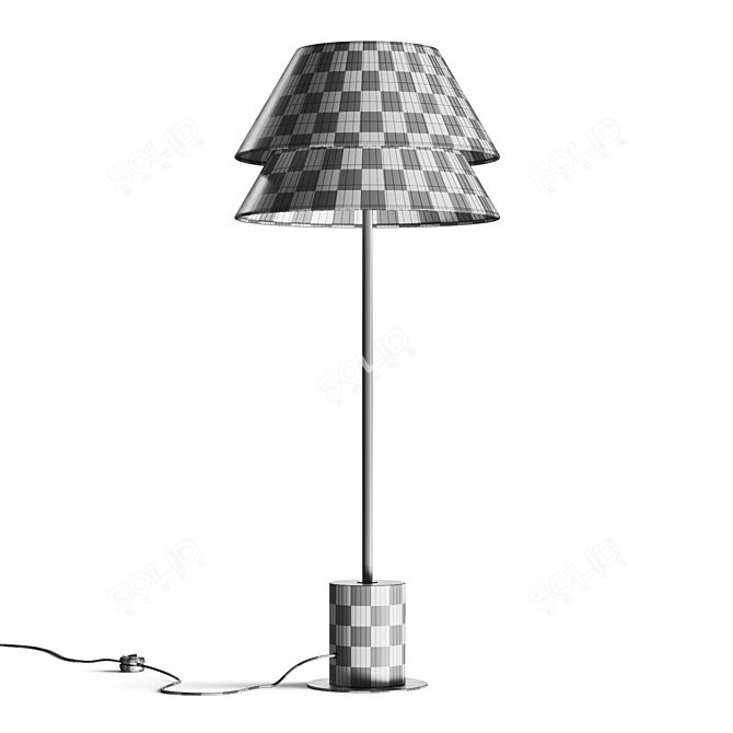 Modern Kobi Table Lamp Kit 3D model image 4