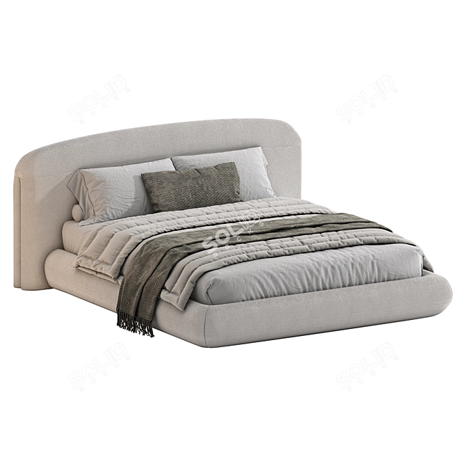 Quentin Bed 3D Model Download 3D model image 2