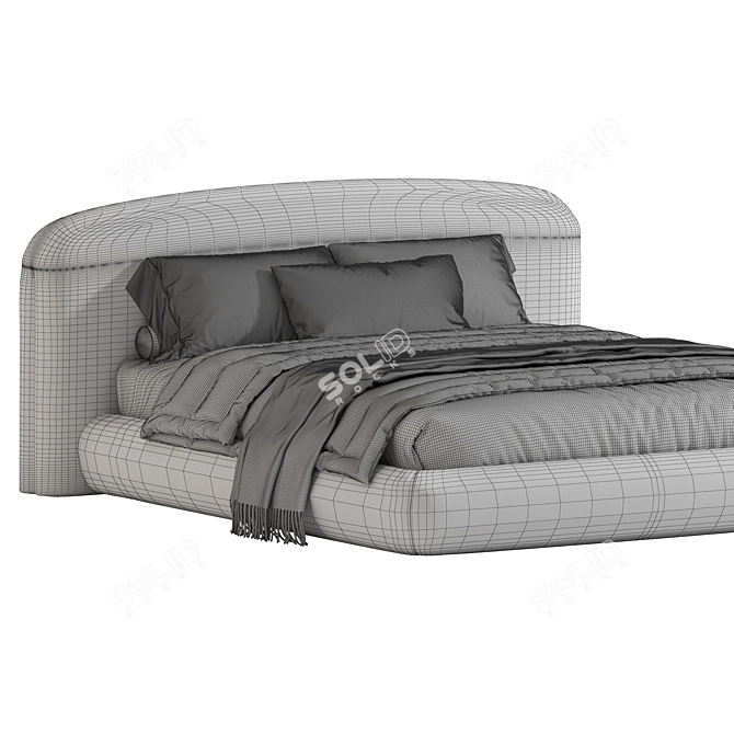 Quentin Bed 3D Model Download 3D model image 4