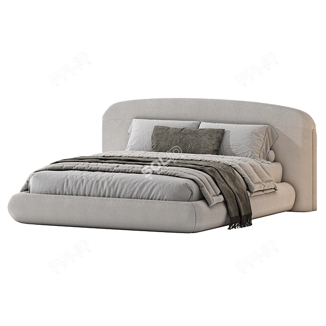 Quentin Bed 3D Model Download 3D model image 5