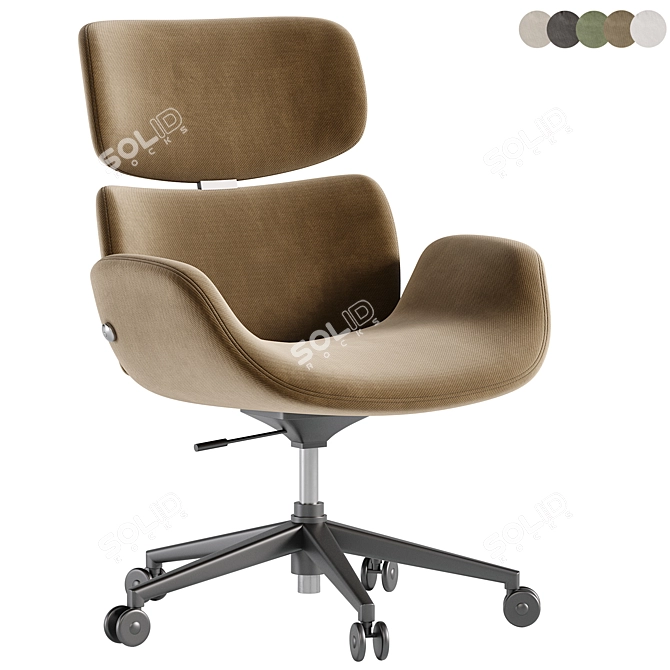 Modern Office Armchair: Cento Design 3D model image 4