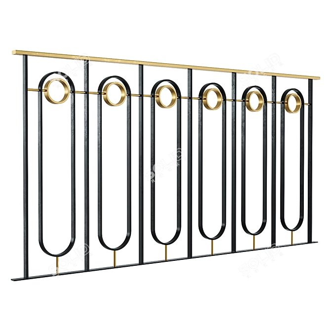 Classic Railings Set 3D Models 3D model image 3