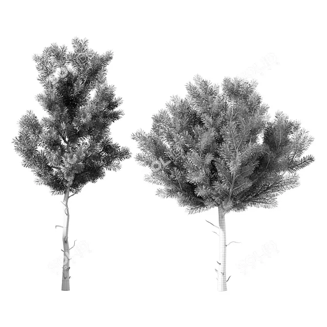 Realistic Artificial Tree Model 119 3D model image 4