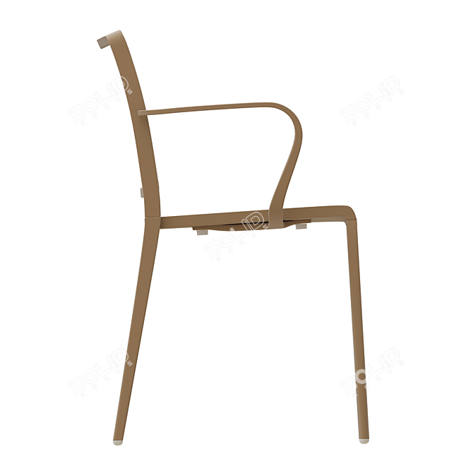 Elegant Mya Collection Chair 3D model image 3