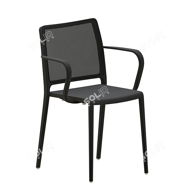 Elegant Mya Collection Chair 3D model image 4