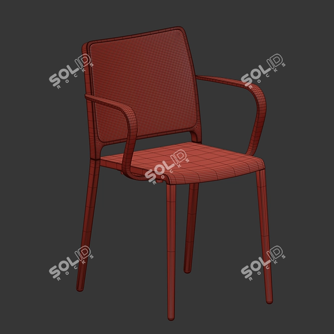 Elegant Mya Collection Chair 3D model image 6