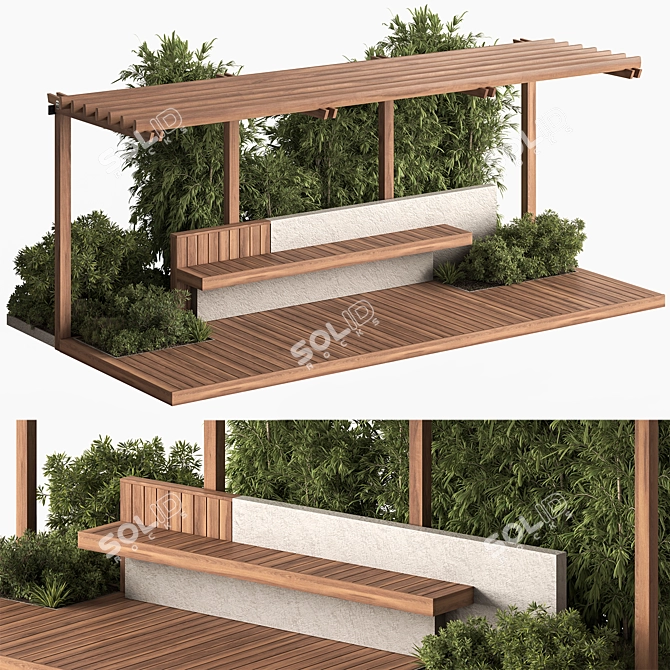 Outdoor Oasis Collection - Set 113 3D model image 1