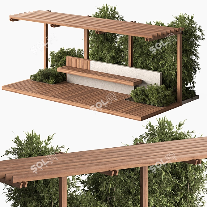 Outdoor Oasis Collection - Set 113 3D model image 2