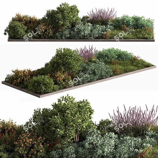 Botanical Bliss Outdoor Blossoms 3D model image 1