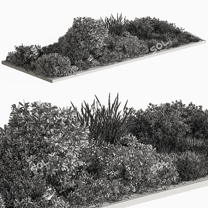 Botanical Bliss Outdoor Blossoms 3D model image 4