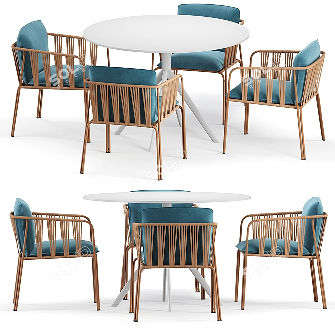 Nari Dining Table 2014 Edition 3D model image 2