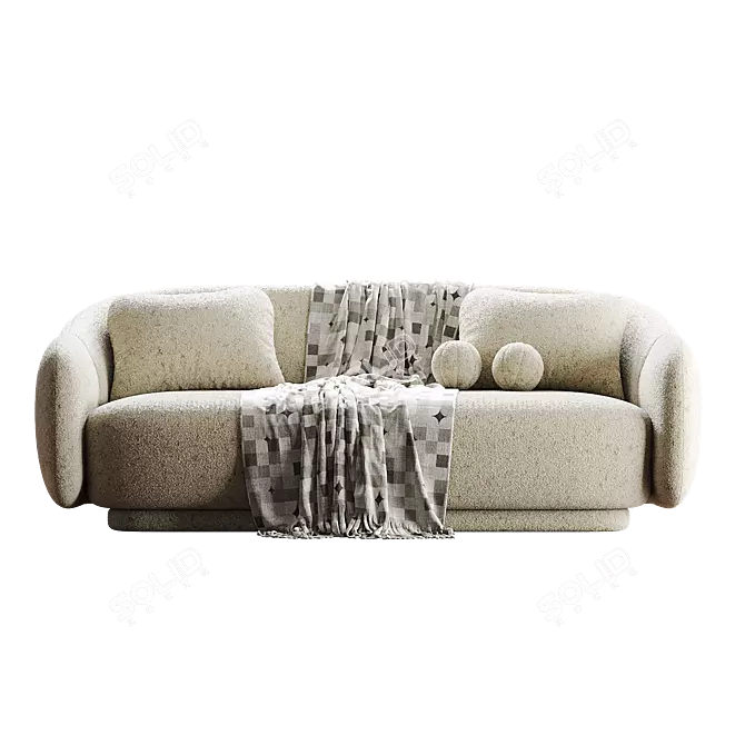 Elegance Canapé Sofa Set 3D model image 2