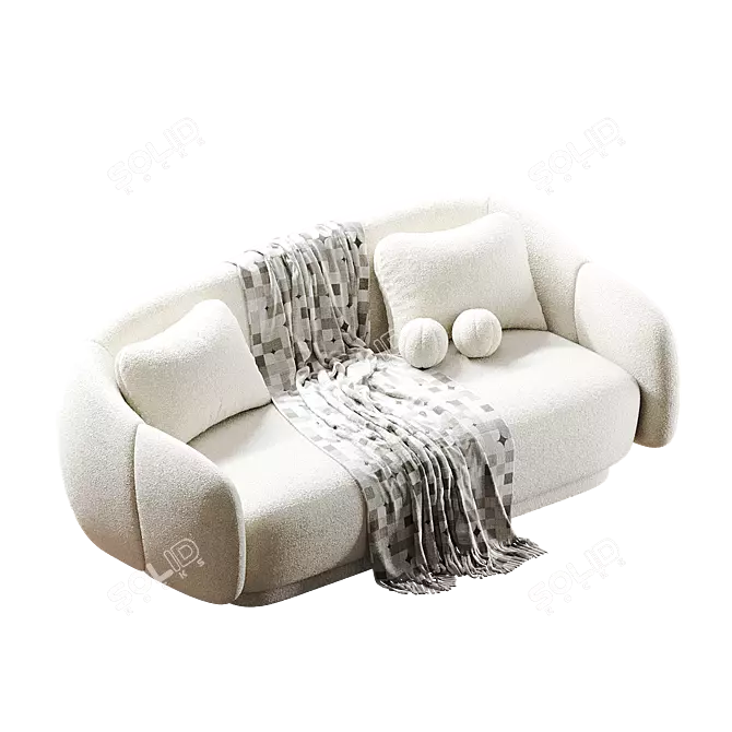 Elegance Canapé Sofa Set 3D model image 6