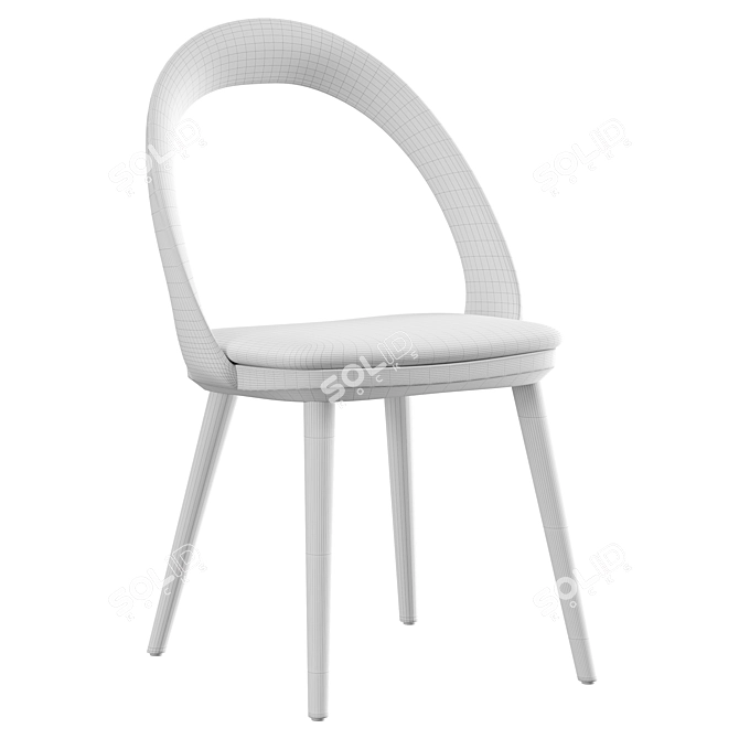 April Dining Chair, Two Colors 3D model image 3