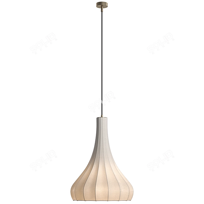 Silk Glow Pendant Light 3D model image 2