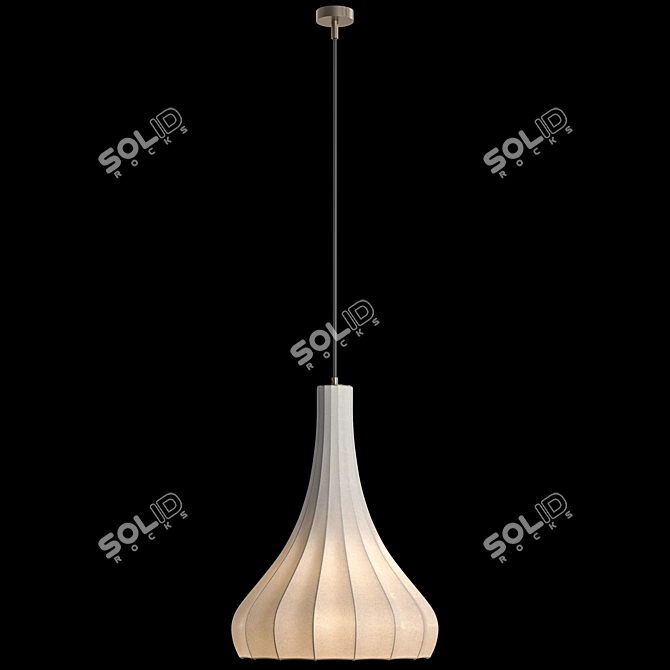 Silk Glow Pendant Light 3D model image 4