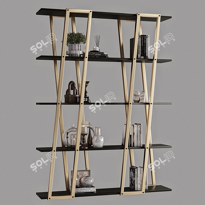 High-Quality Rack Shelves Model 3D model image 3