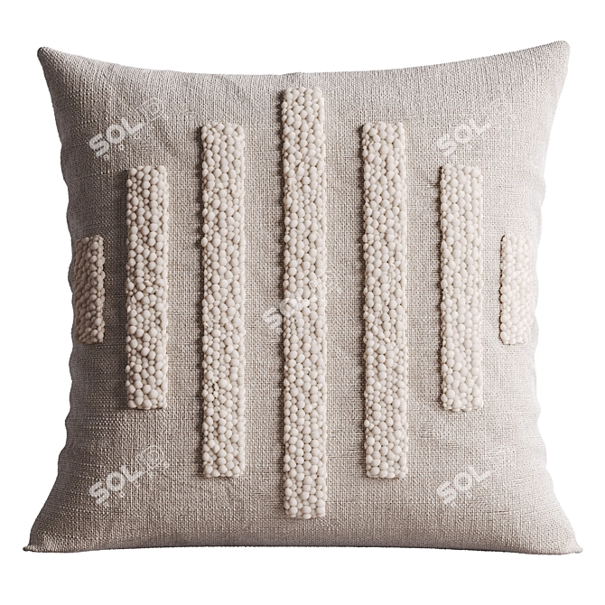 Luxury Kanju Pillow Set 3D model image 3