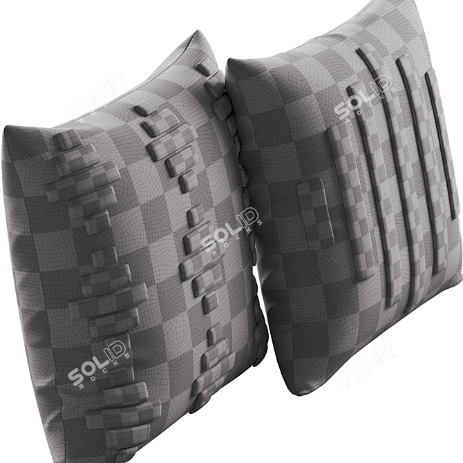 Luxury Kanju Pillow Set 3D model image 7