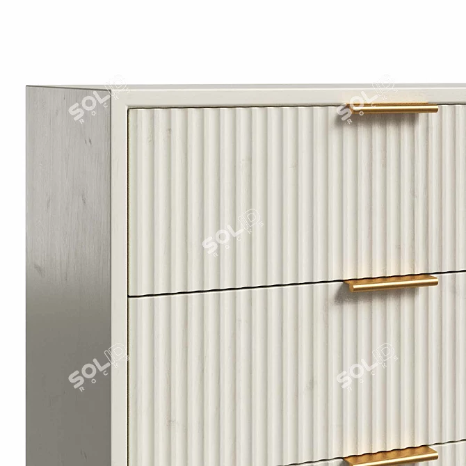 Quinn 6-Drawer Dresser Model 3D model image 5