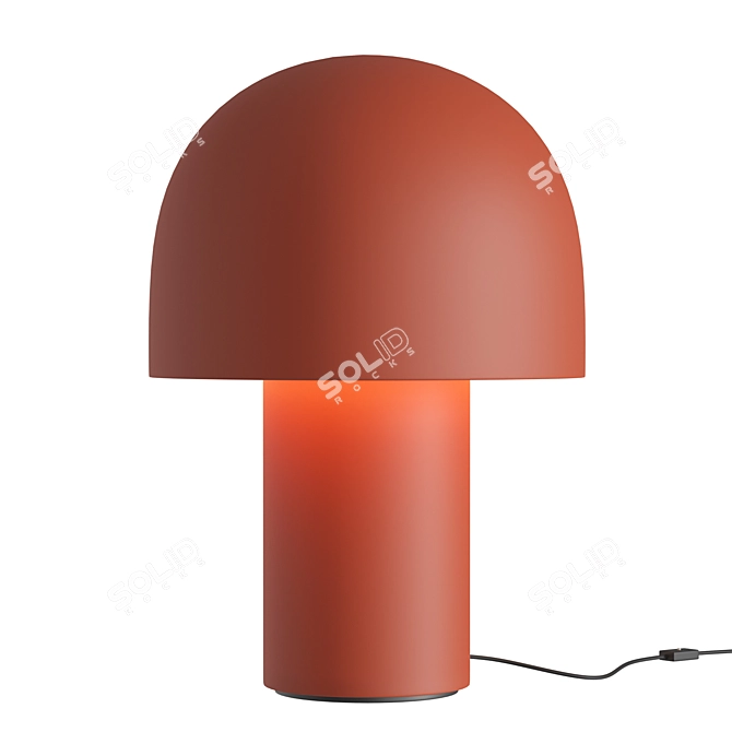 Mushroom Stone Table Lamp by SIMIG 3D model image 6