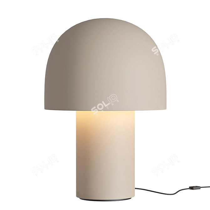 Mushroom Stone Table Lamp by SIMIG 3D model image 9