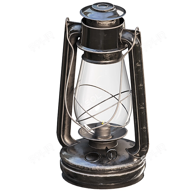 Elegant 3D Lantern Model 3D model image 1