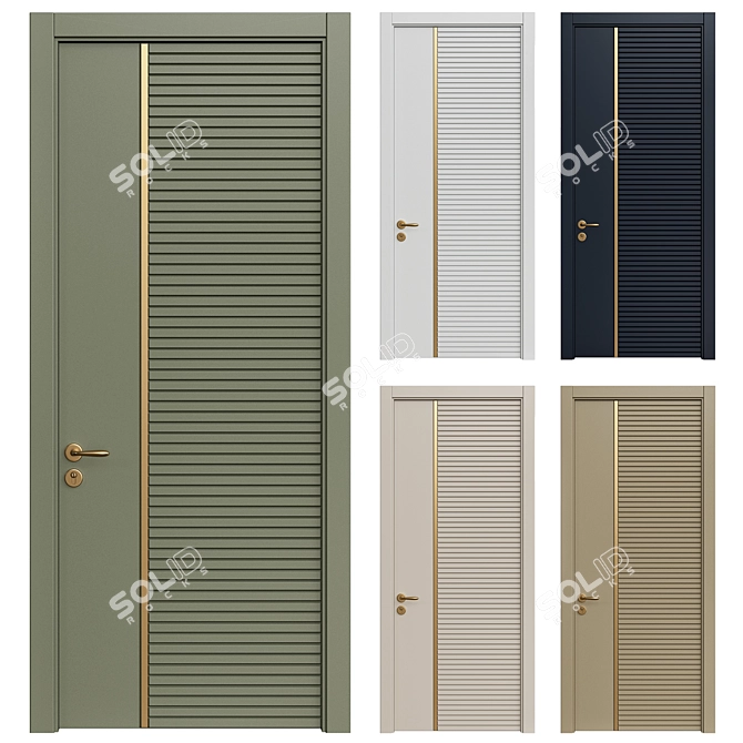 Interiors 3D Model Doors 304 3D model image 1