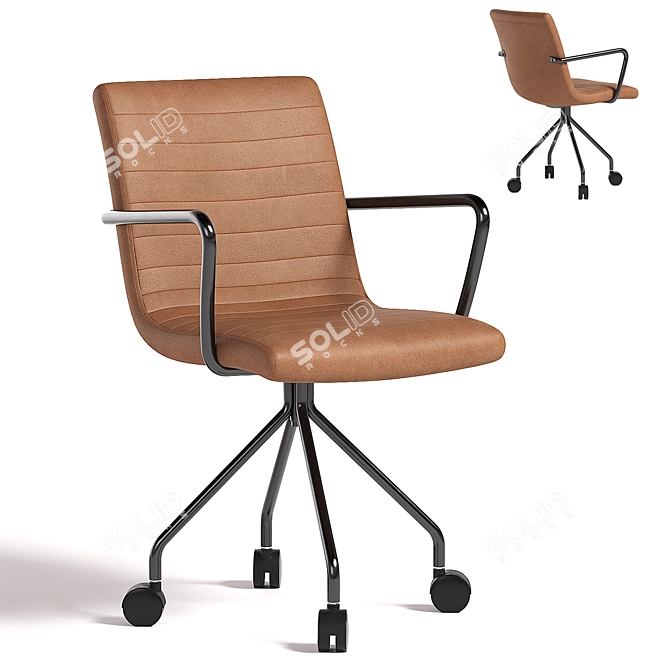 Modern Ergonomic Klip Chair 2013 3D model image 1