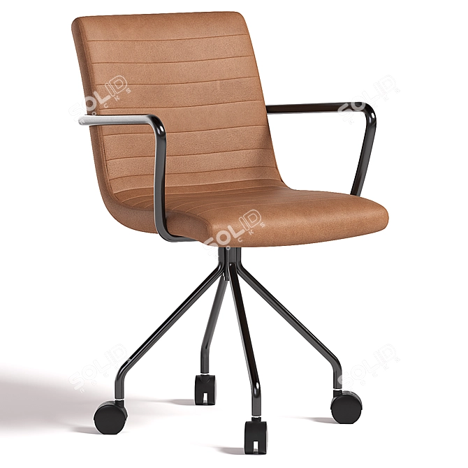 Modern Ergonomic Klip Chair 2013 3D model image 2