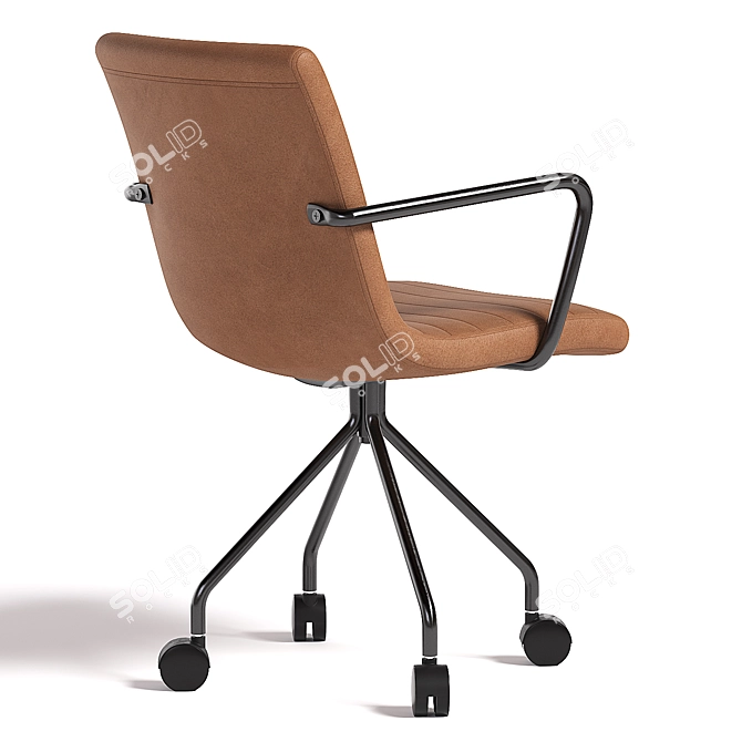 Modern Ergonomic Klip Chair 2013 3D model image 3