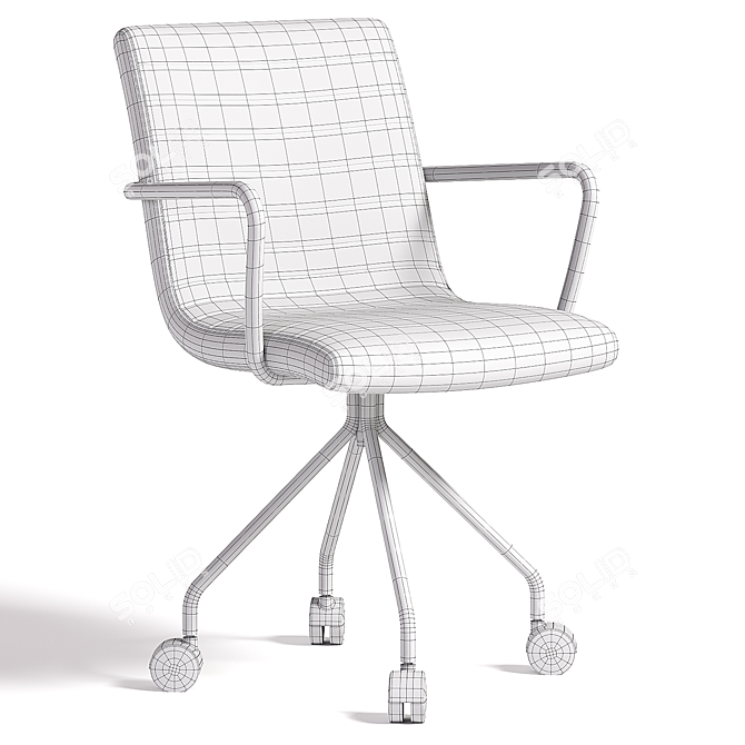 Modern Ergonomic Klip Chair 2013 3D model image 4