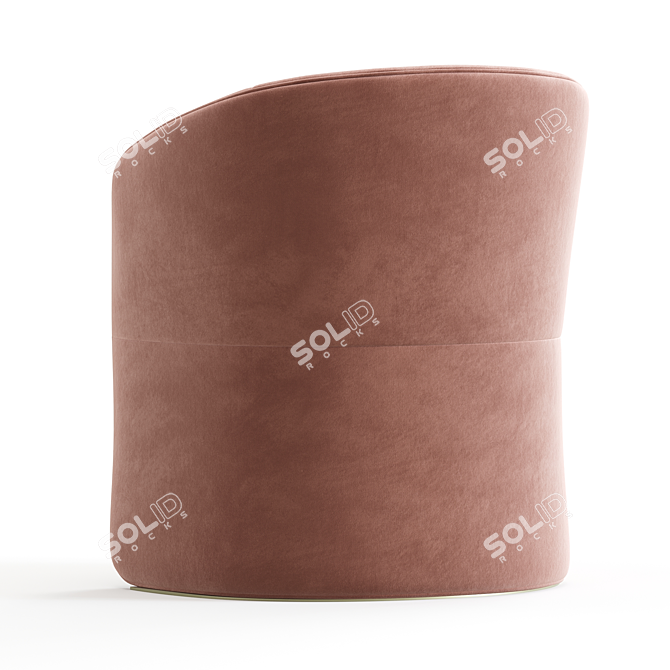 Elegant Janette Easy Chair, Gallotti Radice 3D model image 3