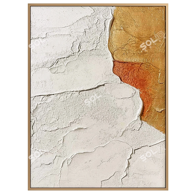 Eclectic Wabi-Sabi Wall Art 3D model image 1