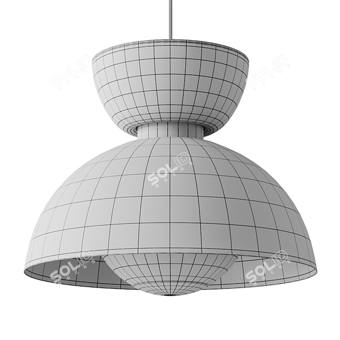 Dome LED Pendant Lamp TAMME 3D model image 5