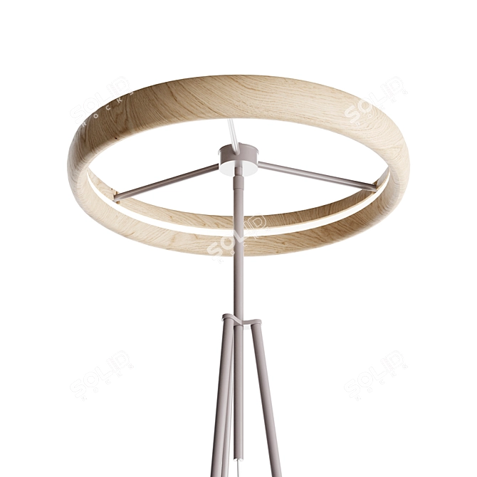 Contemporary Floor Lamp Discovery 3D model image 2