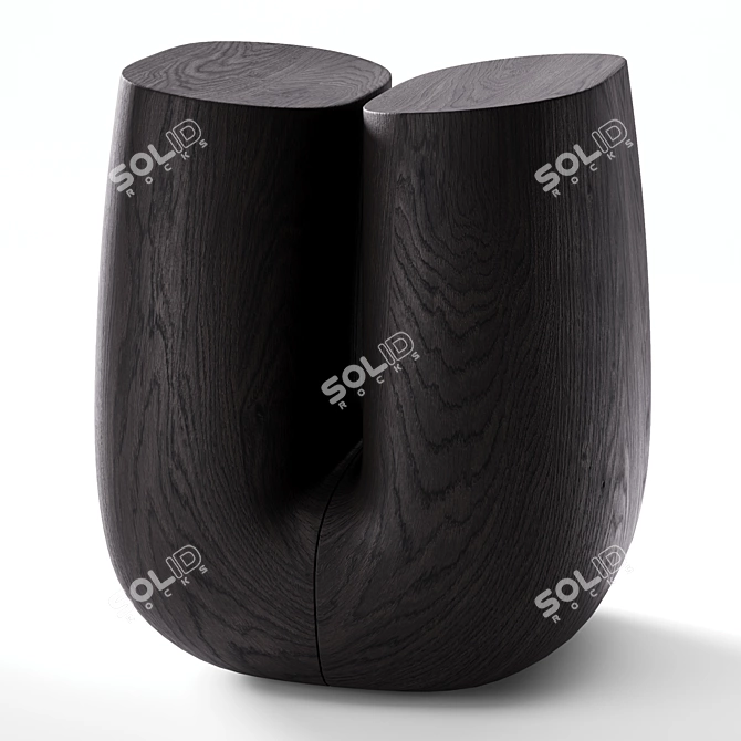 Modern Artistic Bar Stool 3D model image 3