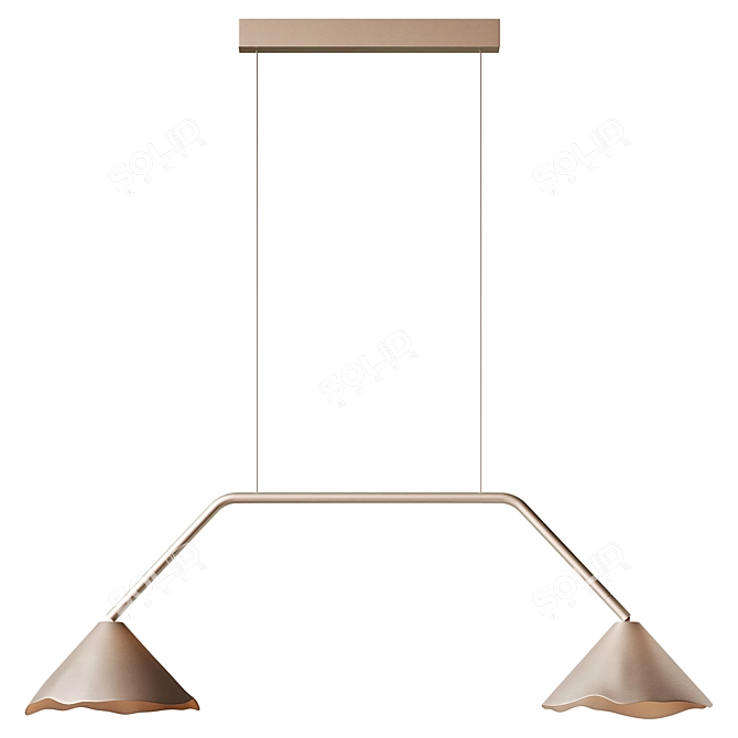 Antica IV Linear Pendant by Claudehome 3D model image 2