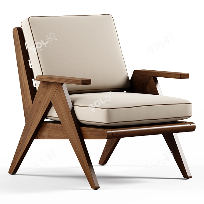 Seamless Textured 3D Furniture Models 3D model image 1
