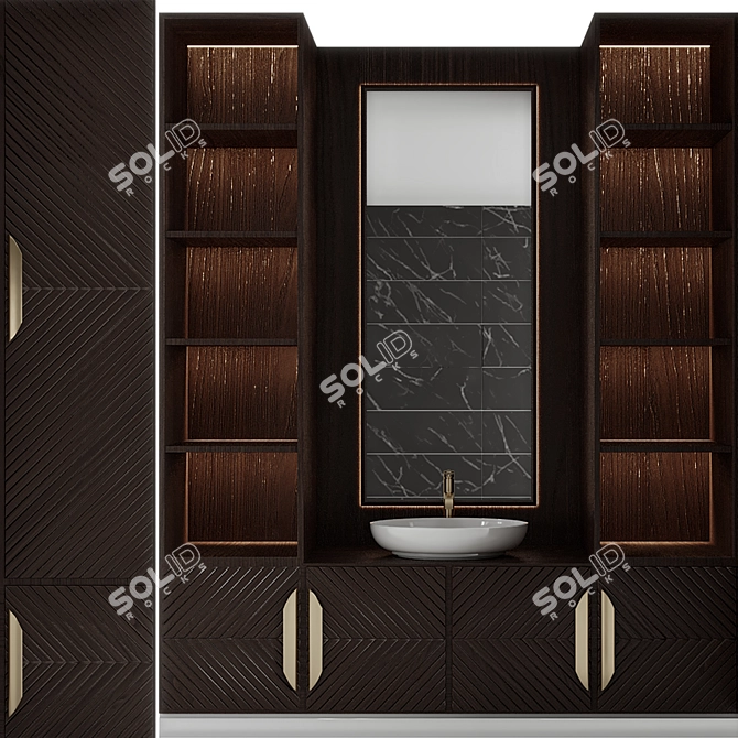 High-Quality Bathroom Furniture 16 3D model image 2