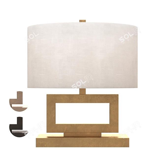 Sleek Modern Table Lamps 3D model image 1