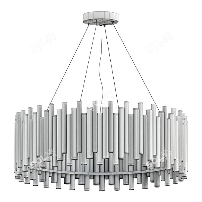 Modern Pendant Light Fixture- Coliseo 3D model image 3