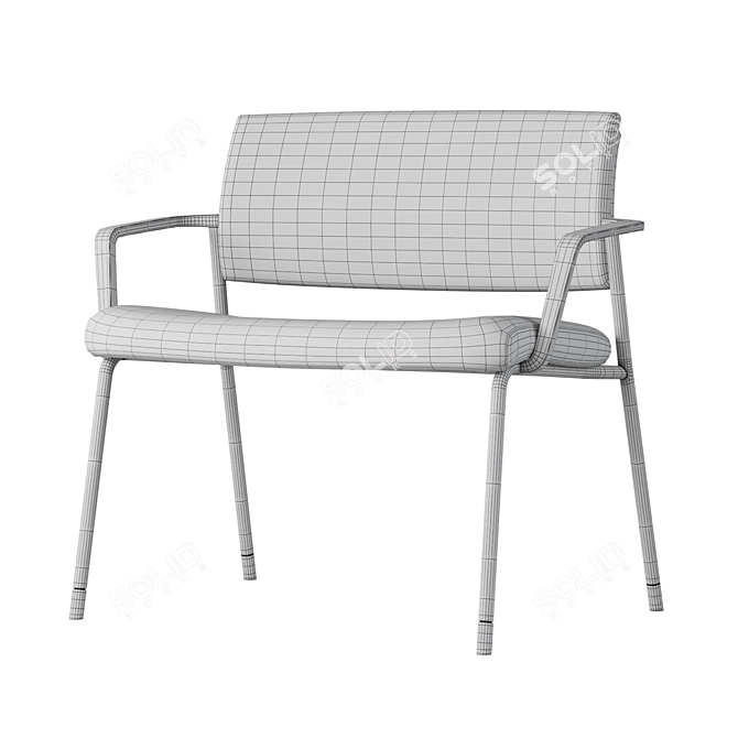 Modern PBR Verus Plus Chairs 3D model image 4