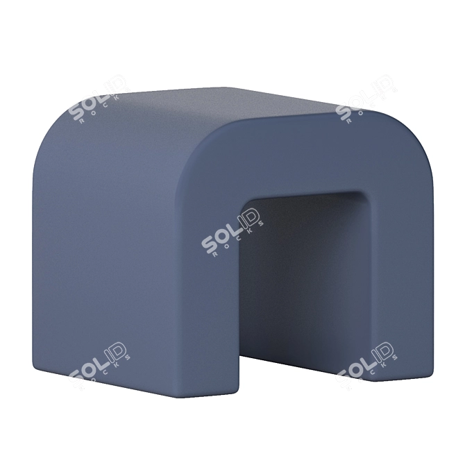 Modern Blue Reparks Coffee Table 3D model image 2