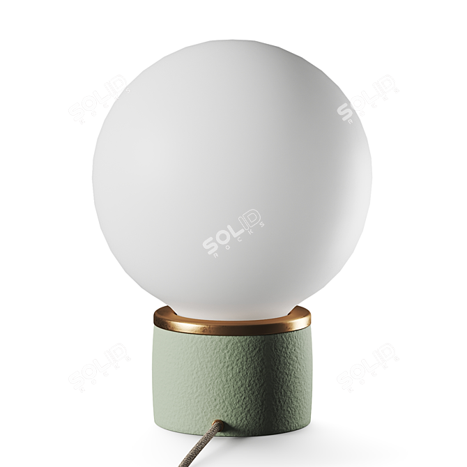 Rotatable Contemporary Table Lamp 3D model image 2